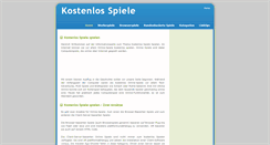 Desktop Screenshot of kostenlos-spiele.net